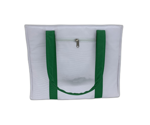 Sac fourre-tout en polyester personnalisé avec poche zippée et doublure intérieure pour promotions ou cadeaux manipulés Type - Product Image 4