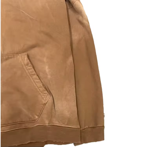 Sudadera Corta Lisa de Alta Calidad para Streetwear, Fabricantes de Ropa Holgada de Moda, Sudadera Personalizada con Lavado Potásico y Efecto Desgastado para Hombre - Product Image 5