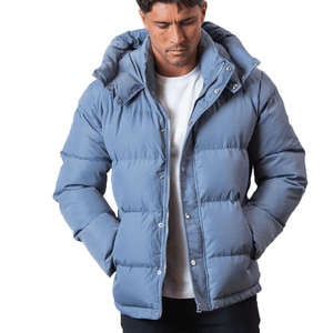 Veste matelassée personnalisée dans les meilleurs matériaux de qualité supérieure veste d'hiver avec poches zippées tenue décontracté pour hommes - Product Image 1