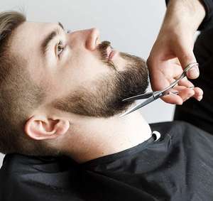 Tijeras profesionales de peluquero de acero inoxidable de 30 dientes, tijeras de corte de pelo de belleza, mango de goma para suministros de peluquería - Product Image 5