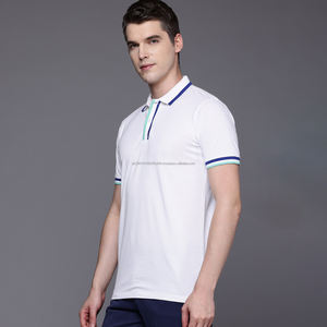 Fit2Fight Nouveaux Designs Fabricants Chemises Polo de Golf Personnalisées Solides à Manches Courtes Été Hommes Chemises d'Affaires de Luxe Blanches pour Hommes - Product Image 3