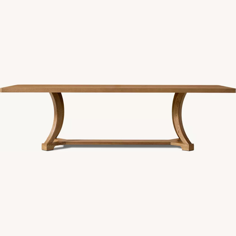 Farmhouse Dining Table Solid Wood Kitchen