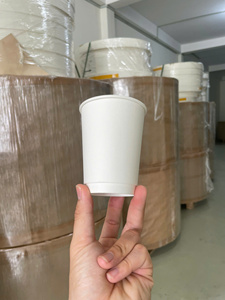 Vaso de Papel Desechable de Pared Simple con Recubrimiento de PE y Logotipo Personalizado de la Marca GREEN NEST para Bebidas de Cafetería y para Llevar - Product Image 6