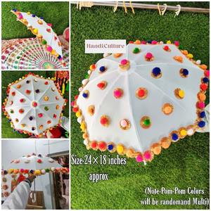 Paraguas de entrada nupcial colorido, decoración de boda, decoración del hogar, decoración de techo, decoración india, decoración de festivales - Product Image 4