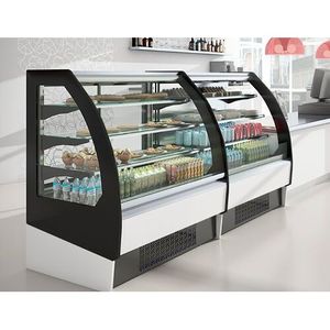Refrigerador comercial de exhibición con varias estanterías - 938 mm - 274 L - con 3 estantes - puertas traseras correderas - incl. ciego de noche - Product Image 5