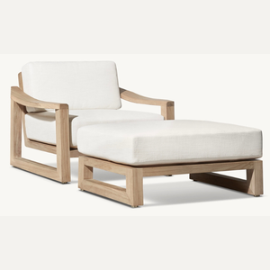 Venta caliente taburete otomano hecho de madera de buena calidad para uso en interiores o exteriores estilo moderno duradero - Product Image 4