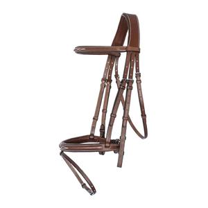 Bride de muserolle française classique vente en gros professionnelle équine licou tack équitation tête équipement équestre bride de cheval - Product Image 1