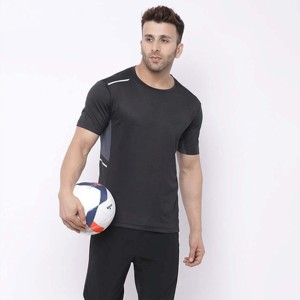 Cómoda camiseta atlética para hombre, ligera y de secado rápido, ideal para fitness y ropa informal - Product Image 1