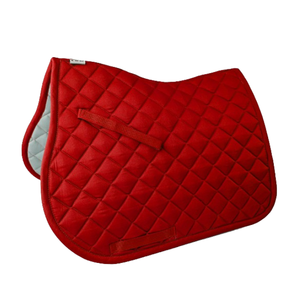 Tapis de selle de cheval en satin de coton personnalisé OEM de qualité supérieure pour le dressage saut anglais équitation impression par sublimation - Product Image 4