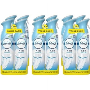 Febreze AIR, Aroma Lino y Cielo, Aerosol de 8.8 oz, Paquete de 2, Caja de 6 Paquetes, Cada Uno - Product Image 1