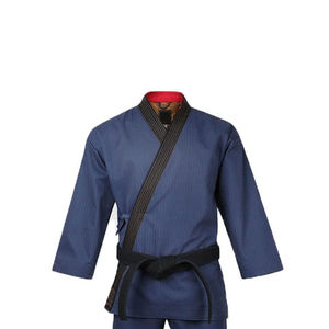 Uniformes de JUDO personalizados de la mejor calidad, marca privada OEM, en colores blanco, negro y azul, para artes marciales, JUDO GI BJJ GIS. - Product Image 6