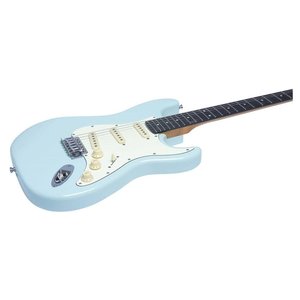 TRIBUTE ST 300 Daphne Blue <b>Electric</b> <b>Guitar</b> High Quality Acoustic Rosewood Alder Steel for Music <b>Cheap</b> Model No. 05134009 - Product Image 3