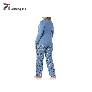 Camiseta cómoda de cuello redondo para mujer y conjuntos de pantalones para mujer - Product Image 3