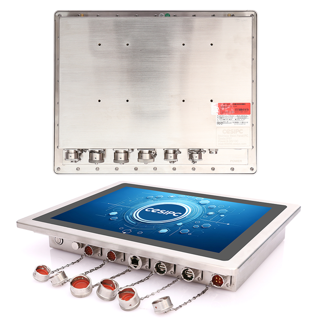 CESIPC INDUSTRIAL GRADE PANEL PC 304 STAINLESS STEEL IP67 IP69K Ip69 Ss304 Panel Pc for Waterproof Panel Pc