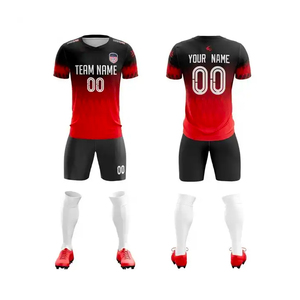 Camiseta de fútbol personalizada, ropa de color degradado, ropa de fútbol unisex, conjuntos de camisetas y tops, traje de fútbol - Product Image 3