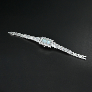 Reloj de Pulsera de Lujo para Mujer YD1008 con Logotipo Personalizado, Reloj de Joyería con Diamantes de Circonio para Mujer - Product Image 3