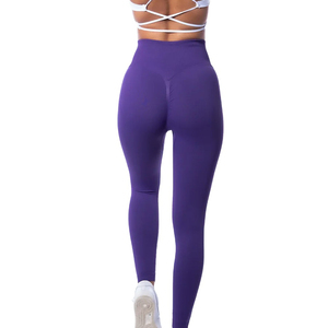 Lupin Felt Trending Workout Leggings Alta elasticidad Pocket Gym Wear Skin-Friendly Tasa al por mayor OEM Logo Cintura Tela de punto - Product Image 2
