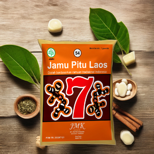 JMK Pitu Laos, Bebida Herbal en Polvo 7g, Mezcla Herbal Indonesia Sin Azúcar para el Bienestar Corporal - Product Image 4