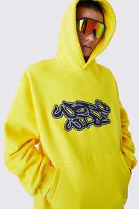 Fabricant de vêtements streetwear d'hiver sur mesure en gros, ensemble sweat-shirt et jogging brodé avec appliques, ensemble de survêtement unisexe 100% - Product Image 6