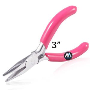 Mini <b>Bent</b> <b>Nose</b> <b>Plier</b>- Precision <b>Pliers</b> for Crafts, Jewelry, Electronic, DIY- 4-1/2 Inch - Product Image 1