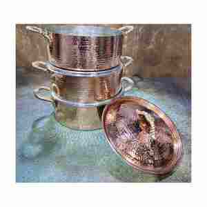 High-Demand Catering <b>Copper</b> Serving Pot Quality <b>Kitchen</b> <b>Utensil</b> Eco-Friendly & Safe Manufactured & Exported - Product Image 4