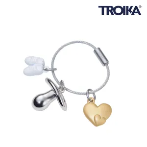 Portachiavi e Moschettoni Personalizzati 'Benvenuto Bebè' per Promozioni - Product Image 1