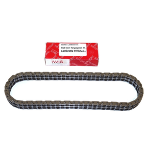 Cadena de Transmisión Trasera Iwis Lambretta TV1, Nueva Cadena y Piñón de Acero para Motocicleta en Caja - Product Image 2