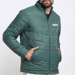 Hiver Nouvelle arrivée Veste bouffante à manches longues pour hommes avec logo personnalisé imprimé Vestes bouffantes - Product Image 3