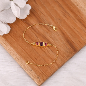 Natural Multi Tourmaline Handmade <b>Boho</b> <b>Bracelet</b> 925 Sterling Silver Gold Plated Jewelry Minimalist <b>Bracelet</b> Wedding Gift - Product Image 5