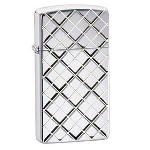 Briquet coupe-vent élégant Wings Girl - Design géométrique multi-lignes avec motifs festonnés - Série cadeaux professionnels - Product Image 3