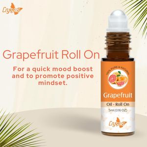 Crysalis Pure & Natural 5ml Pamplemousse Huile Essentielle Roll-On pour Cheveux 0.16 Floz - Product Image 3