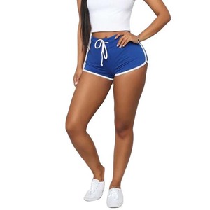 Nouveau Short de Sport Femme 2026 Taille Haute en Coton Respirant avec Cordon de Serrage et Poches – Vêtement Décontracté de Gym – Vente en Gros Personnalisable - Product Image 3