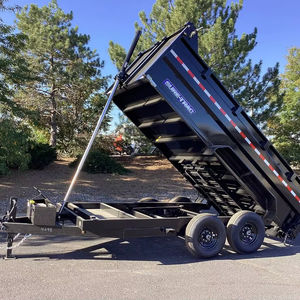 Remorques à benne basculante en acier robuste de haute qualité semi-remorques agricoles avec engrenage central et composants de moteur disponibles à la vente - Product Image 1