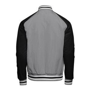 Chaqueta Varsity de Invierno para Hombre 2025, Venta al Por Mayor, Bordado Personalizado, Cuello Alto, Ropa Urbana OEM - Product Image 3