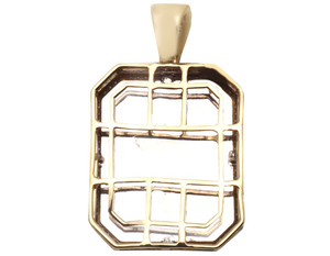 Colgante religioso de diamante helado con diseño cruzado chapado en oro amarillo plateado 925, regalo perfecto para hombres y mujeres - Product Image 3