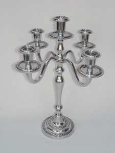 Bougeoir Premium Table Centre de Table Bougeoir Décoratif Nouveau Style Chaud Candélabre 5 Lite Candélabre Classique pour Mariage - Product Image 5