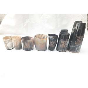 ที่ไม่ซ้ำกันไวกิ้งจริงวัวฮอร์นทำแก้วดื่มทองเหลืองแก้วทำงานกับมันของขวัญสำหรับคนที่คุณรักสำหรับบ้านโรงแรมร้านอาหาร - Product Image 4