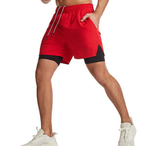 กางเกงขาสั้นเล่นยิมของผู้ชายน้ำหนักเบาและเป็นมิตรกับสิ่งแวดล้อมผ้านุ่มใส่สบายปรับแต่งโลโก้ได้ตามต้องการสำหรับฤดูร้อน - Product Image 4