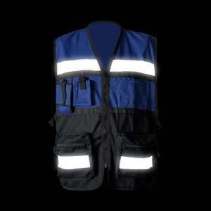 Gilet de travail d'été multi-poches durable Anti-rides vêtements de sécurité industrielle robustes pour hommes protection du travail en usine - Product Image 6