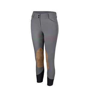 Collants de compression d'équitation de haute qualité Leggings d'entraînement confortables en cuir synthétique pour les sports et les courses - Product Image 1