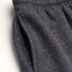 กางเกงวอร์มออกกำลังกายแบบลำลองของผู้ชายมีเชือกผูกเอวขนาดกลางมีกระเป๋าข้างผ้าแคนวาสดีไซน์ตามสั่ง - Product Image 5