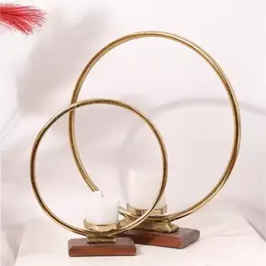 ที่วางเทียนทรงกลม (ทอง) - Product Image 6