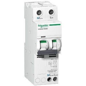 Interruttore Automatico Miniaturizzato Schneider Electric A9D11232 IC60H2 2P con Curva C 32A/30mA 240V, Interruttore Differenziale - Product Image 1