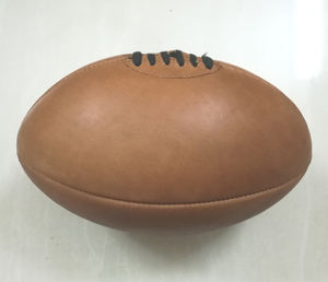 Guantes de cuero Vintage para balones de rugby y fútbol de fútbol americano antiguo para béisbol y boxeo, equipo deportivo de época Retro - Product Image 1