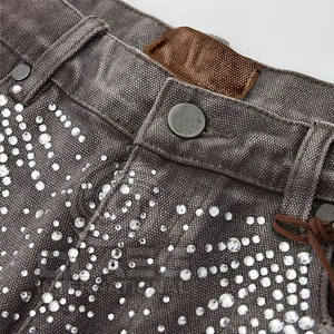 High Quality Customized Your Own Logo Summer Wear <b>Jean</b> <b>Short</b> <b>For</b> <b>Men's</b> Breathable And Comfortable Casual Wear - Product Image 4