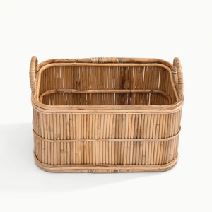 Panier de rangement circulaire en rotin - Design moderne et écologique multi-usages - Product Image 2