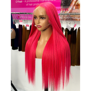 Calidad de lujo doble dibujado Scandivanian Color HD encaje Frontal longitud completa Vietnam hueso recto Peluca de cabello humano precio al por mayor - Product Image 6