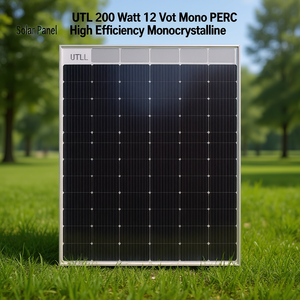 Panneau solaire monocristallin PERC UTL 200 Watts 12 Volts Haute Efficacité - Product Image 3