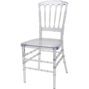 Juego de 4 Sillas de Comedor Chiavari de Acrílico Transparente, Apilables, para Bodas, Banquetes y Eventos (Napoleón) - Product Image 4