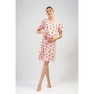 BAYAN P.SUPREM CIFT PATLI KISA KOL ETEGI OVAL HAMILE TUNIK - TOZPEMBE001 - โทซเปมเบ001 - Product Image 2